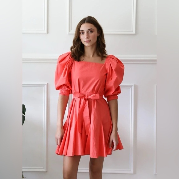 Mille Anais Dress in Melon, Size M - Picture 1 of 8